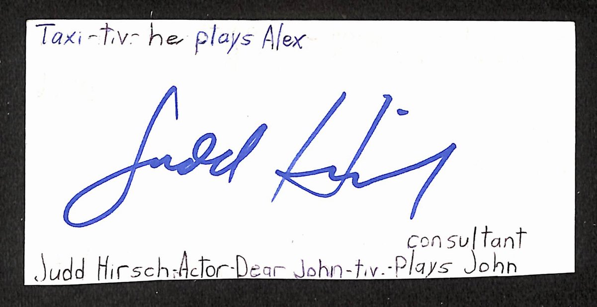 Judd Hirsch Signed/Autographed Cut Signature Actor JSA BA205476