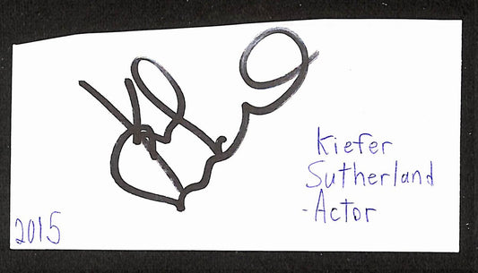 Kiefer Sutherland Signed/Autographed Cut Signature 24 Lost Boys JSA BA205486