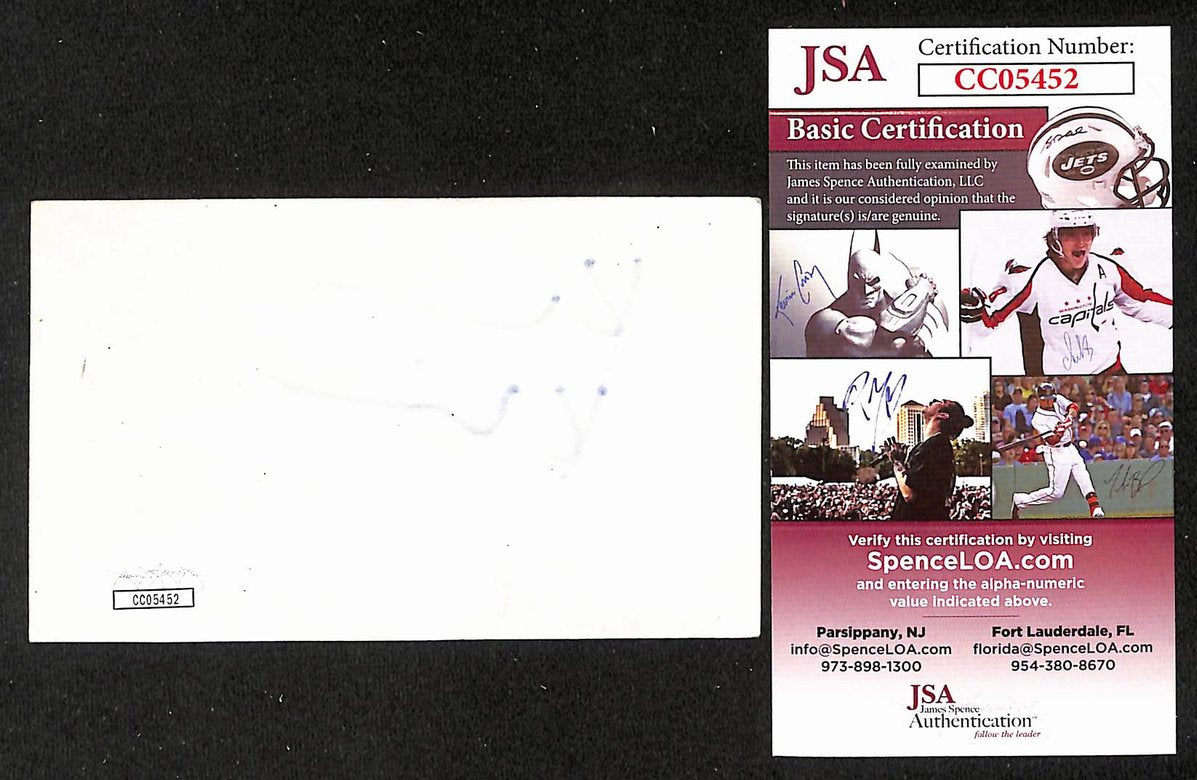 Kevin Kline Signed/Autographed 3x5 Index Card Fish Called Wanda JSA BA205493