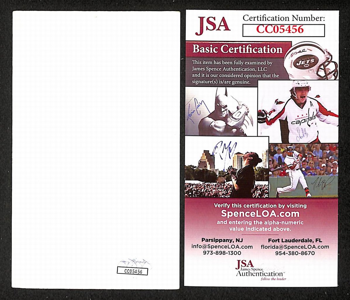Ray Billingsley Signed/Autographed 3x5 Index Card Sketch Cartoonist JSA BA205494