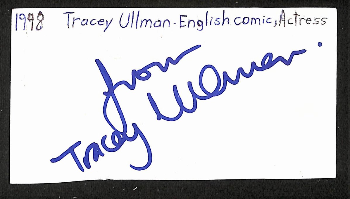 Tracey Ullman Signed/Autographed Cut Signature Comedian JSA BA205502