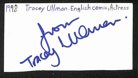 Tracey Ullman Signed/Autographed Cut Signature Comedian JSA BA205502