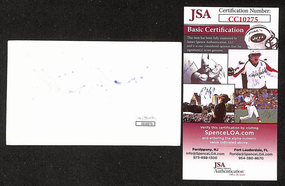 Timothy Hutton Signed/Autographed 3x5 Index Card Actor JSA BA205510