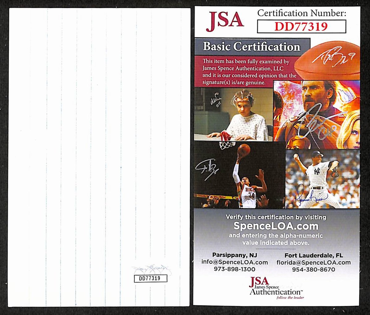 Robert Cray Signed/Autographed 3x5 Index Card Singer JSA BA205514