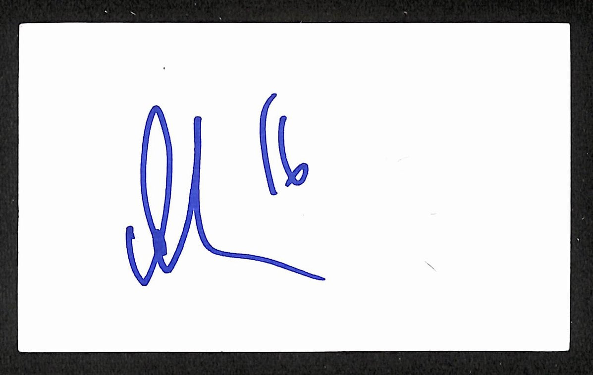 Aleksander Barkov Signed/Autographed 3x5 Index Card Fla Panthers JSA BA205516