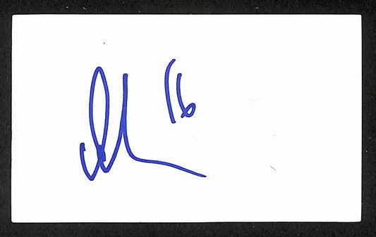 Aleksander Barkov Signed/Autographed 3x5 Index Card Fla Panthers JSA BA205516