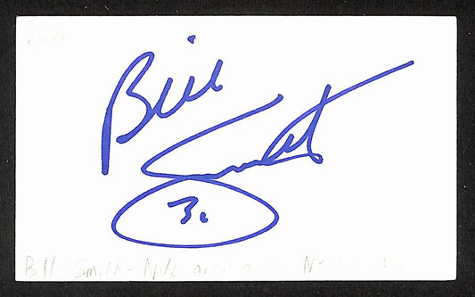 Bill Smith Signed/Autographed 3x5 Index Card NY Islanders JSA BA205540