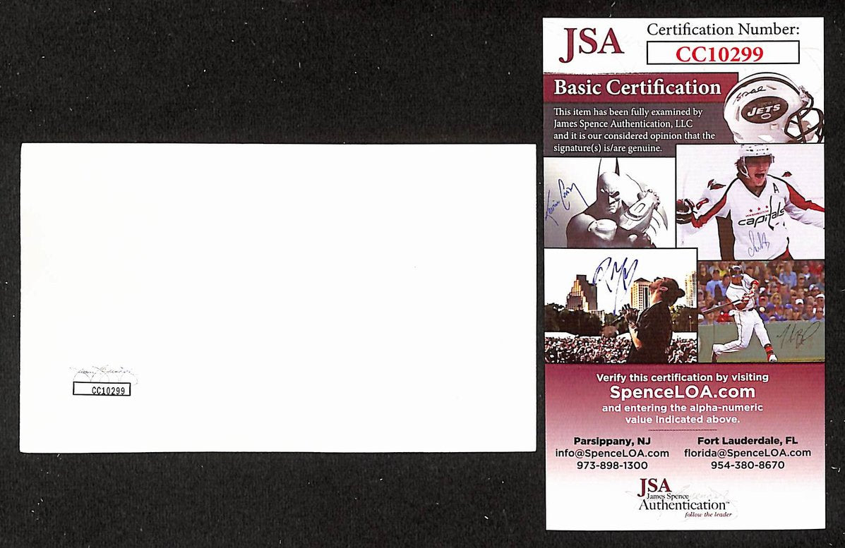 Butch Vig Signed/Autographed 3x5 Index Card Garbage Nirvana JSA BA205554