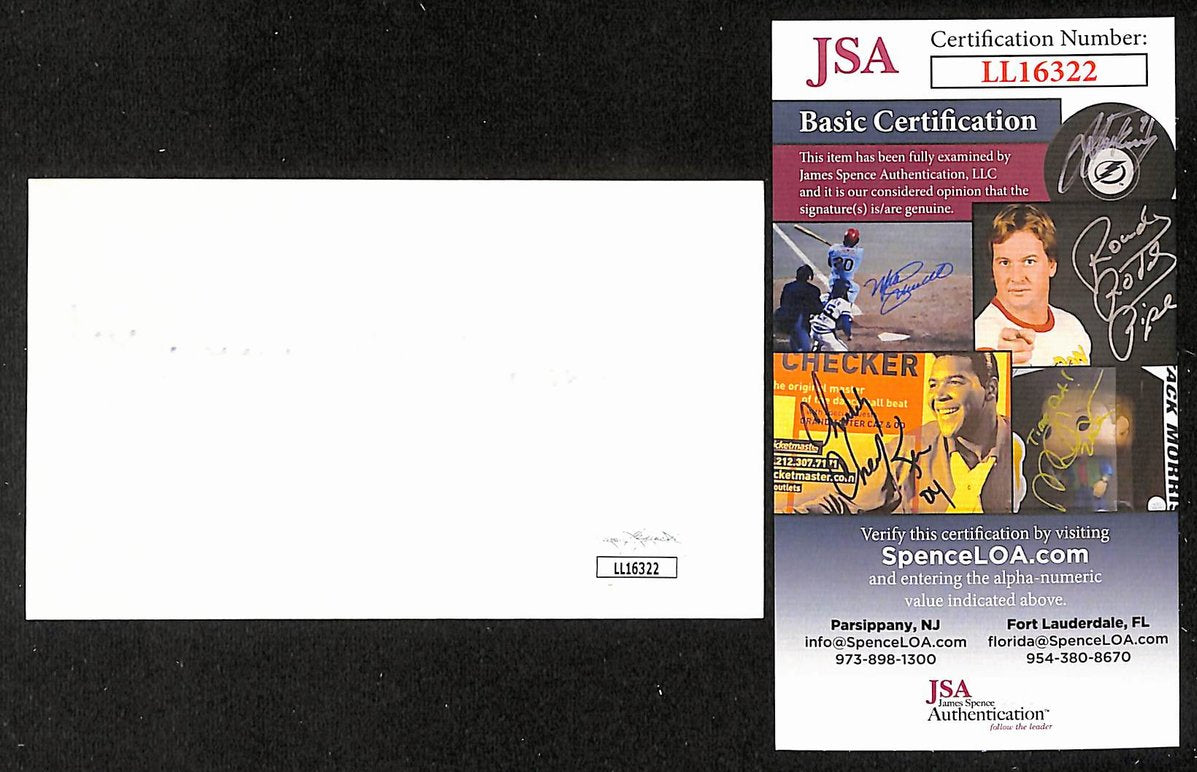 Alfonso Chico Carrasquel Signed/Autographed 3x5 Index Card Orioles JSA BA205577