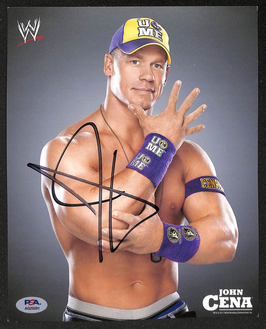 John Cena Signed/Autographed 8x10 WWE Photo PSA/DNA 205941