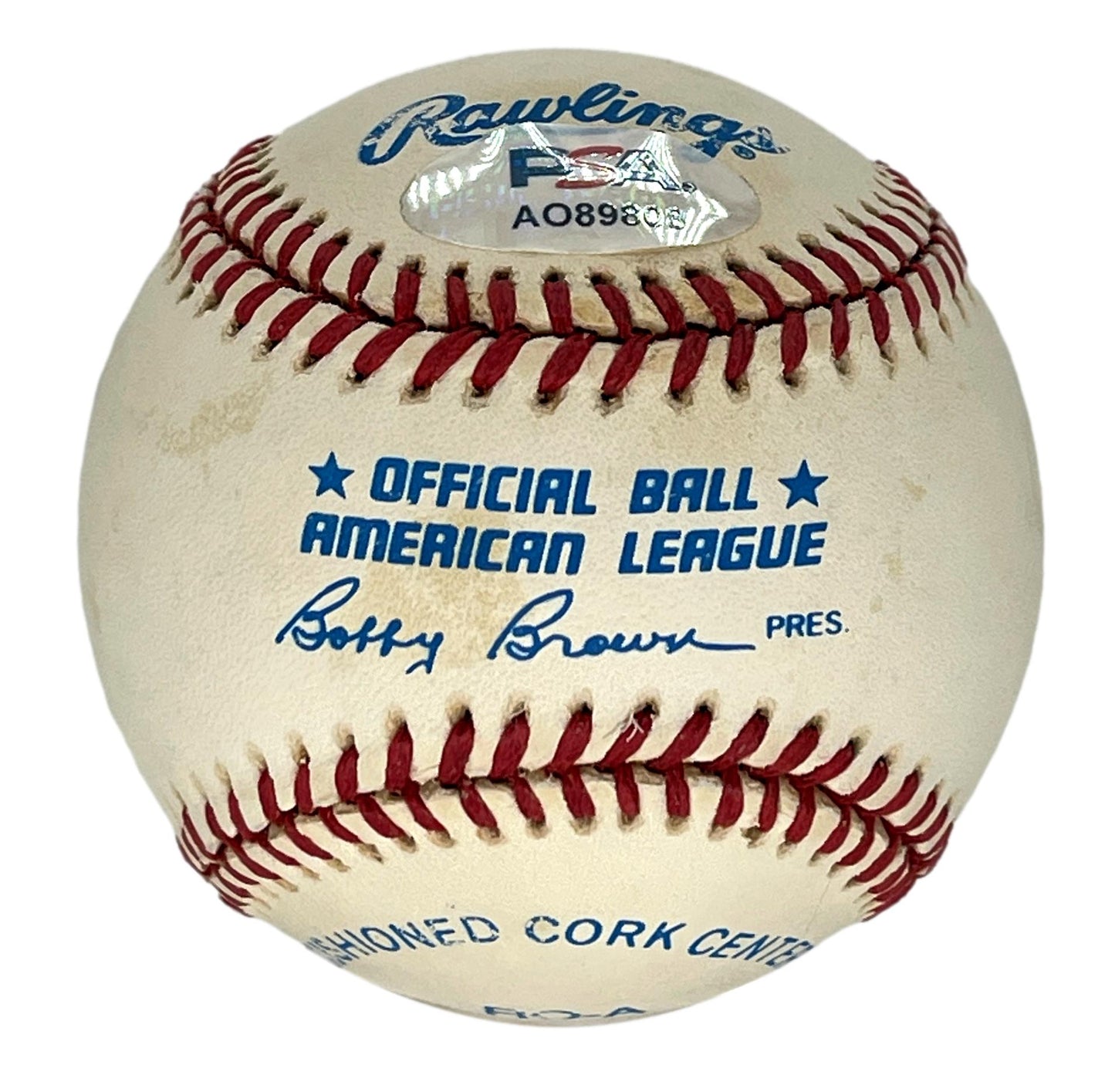 Jay Porter Signed/Inscribed OAL Baseball St. Louis Browns PSA/DNA 205951