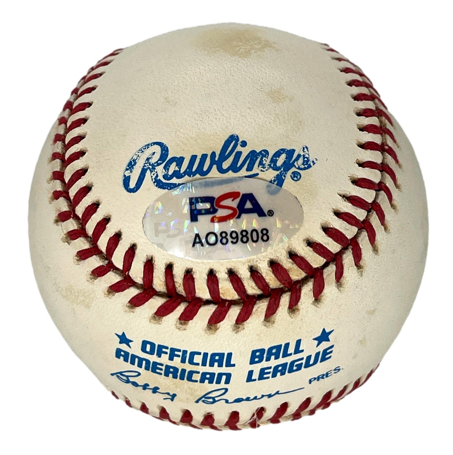 Jay Porter Signed/Inscribed OAL Baseball St. Louis Browns PSA/DNA 205951