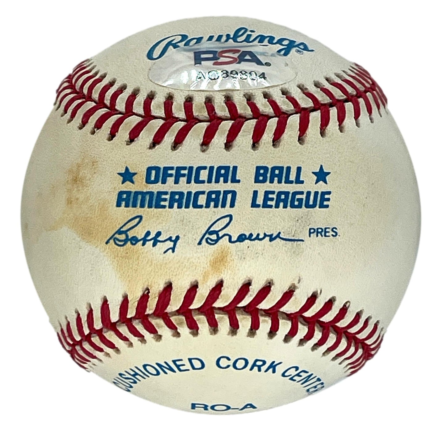 Barney McCoskey Signed/Autographed OAL Baseball Tigers/A's PSA/DNA 205953
