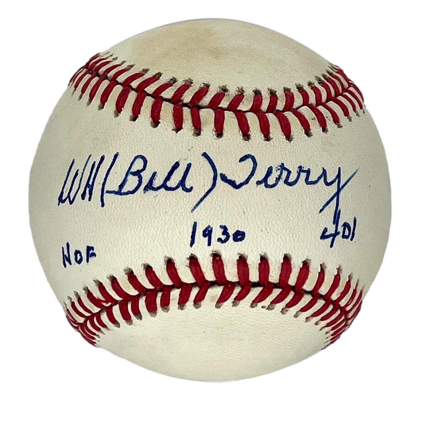 Bill Terry HOF Signed/Inscribed ONL Baseball New York Giants PSA/DNA 205955