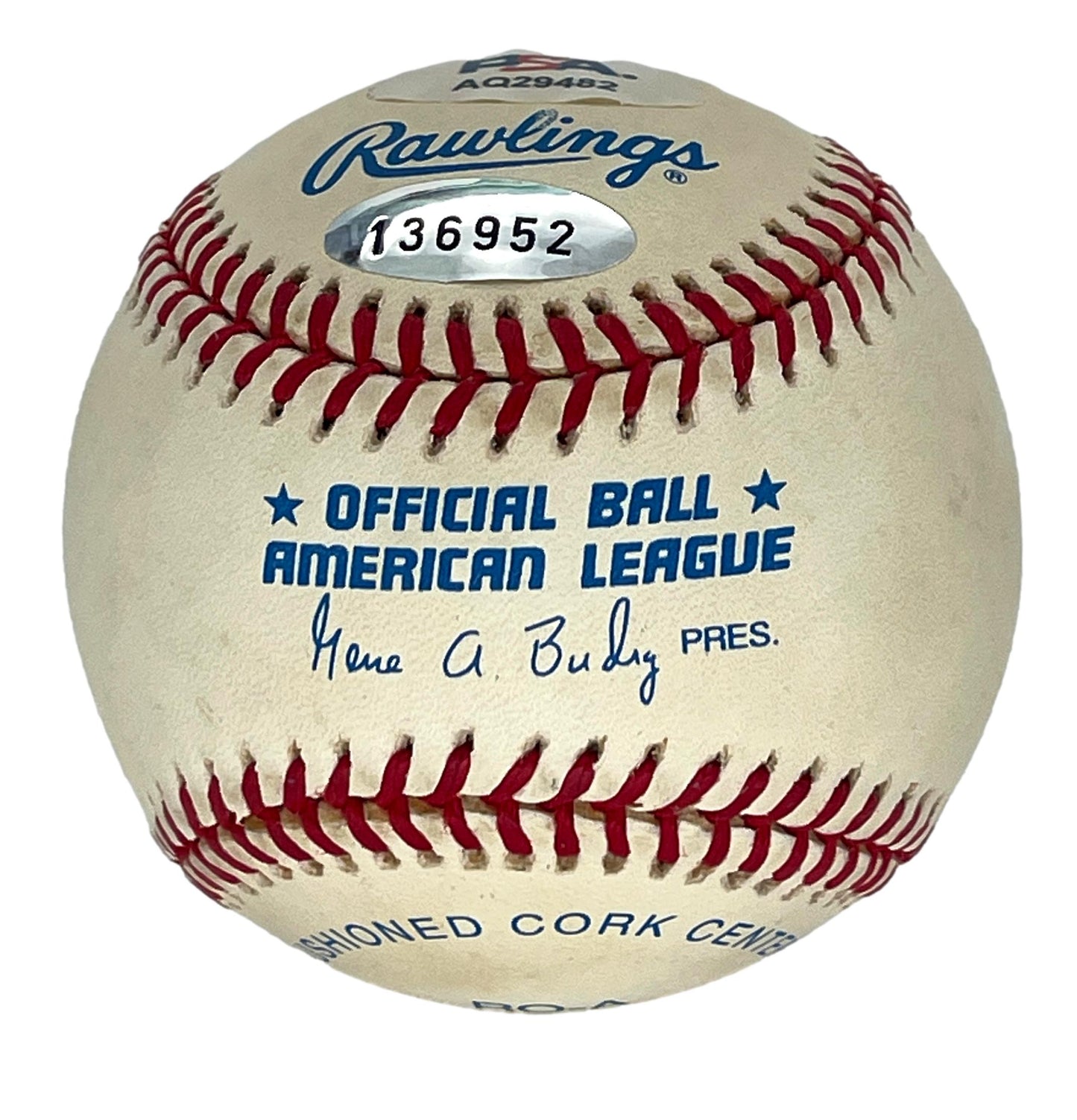 Mike Torrez/Bucky Dent Dual-Signed/Autographed OAL Baseball PSA/DNA 205956