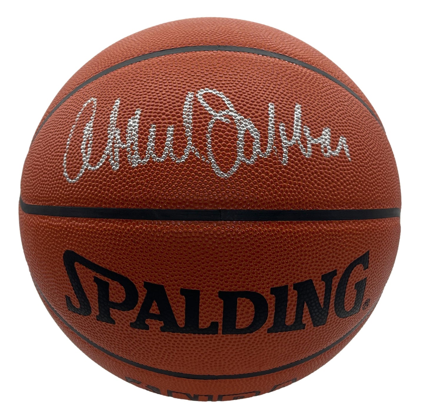 Kareem Abdul-Jabbar HOF Signed/Auto Spalding NBA Leather Game Basketball BAS