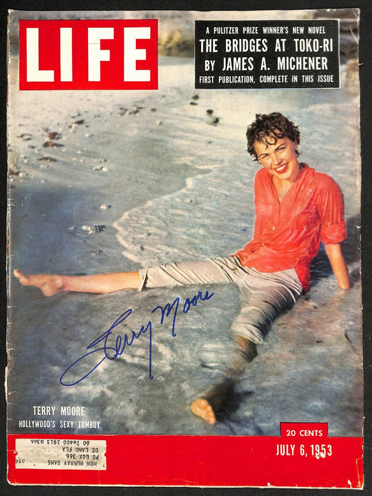 Terry Moore Actress Signed/Autographed July 6, 1953 LIFE Magazine PSA/DNA 205919
