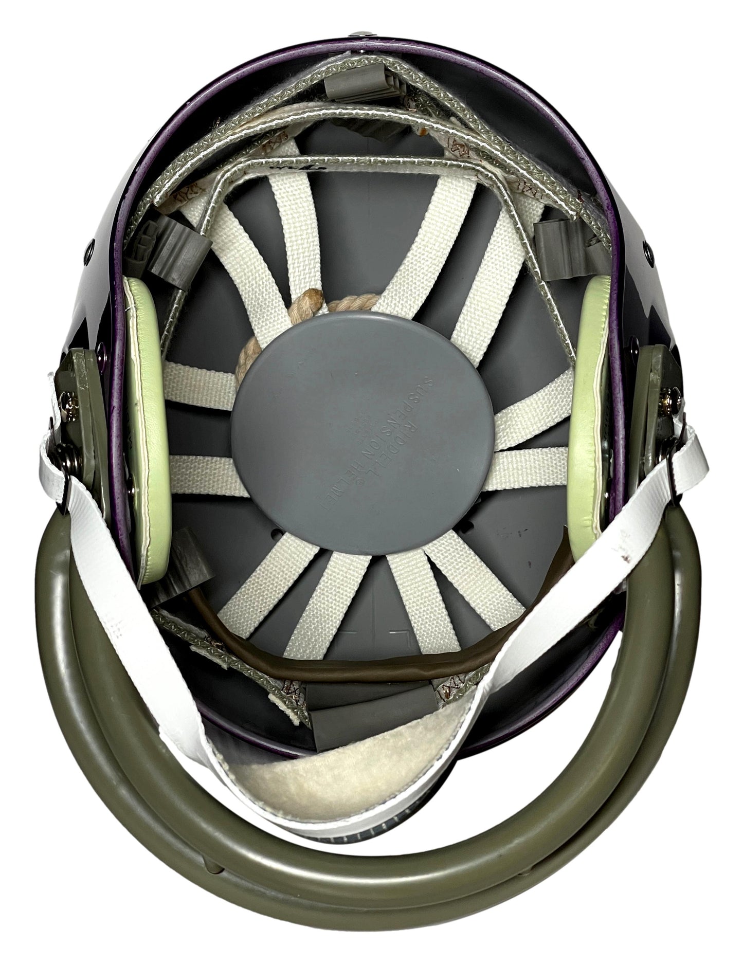 Bud Grant Signed/Inscr Full Size TK Suspension Throwback Helmet PSA/DNA 205132