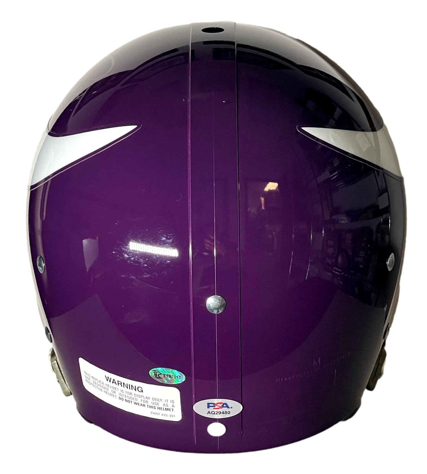 Bud Grant Signed/Inscr Full Size TK Suspension Throwback Helmet PSA/DNA 205132