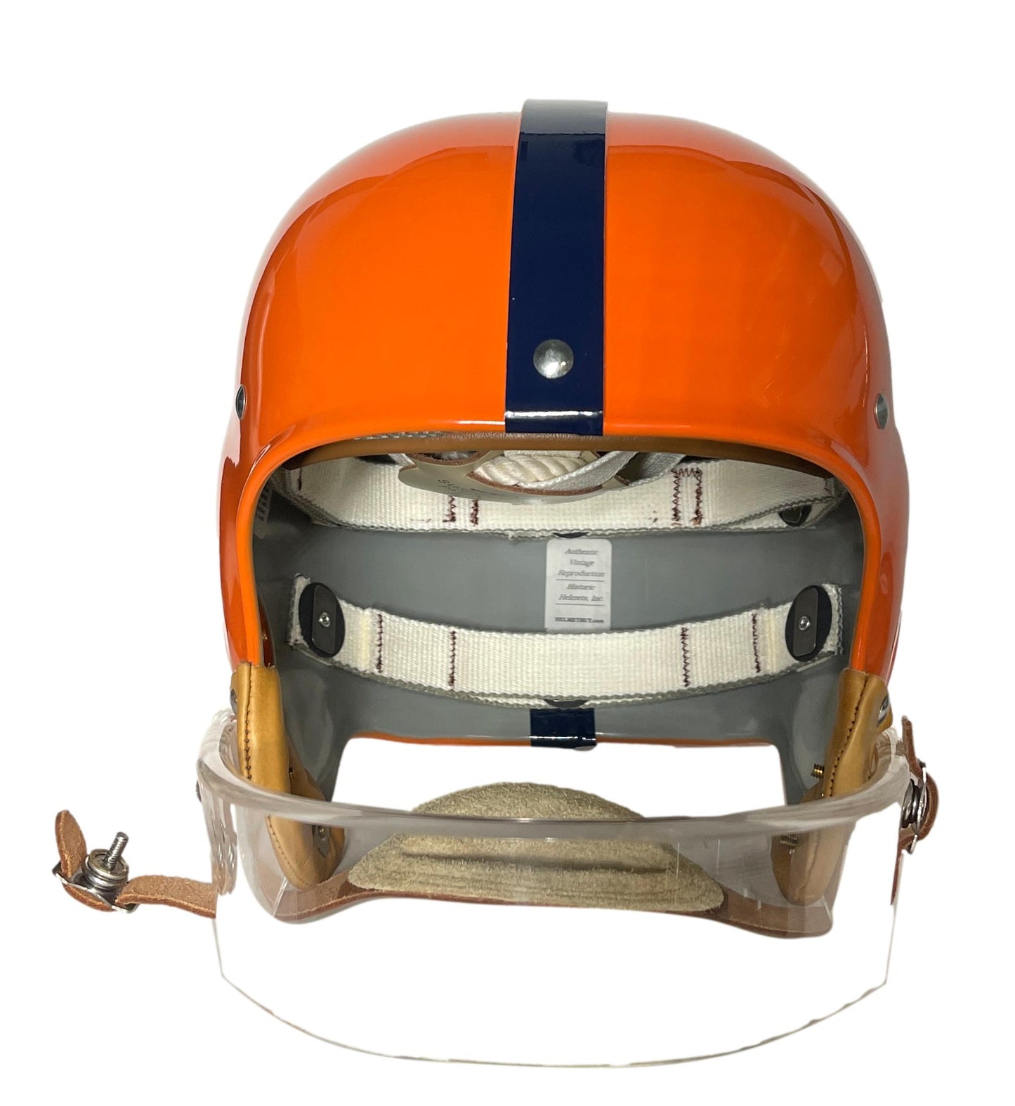 Jim Brown HOF Signed/Inscr RK4 Full Size Orange Throwback Helmet PSA/DNA 205133