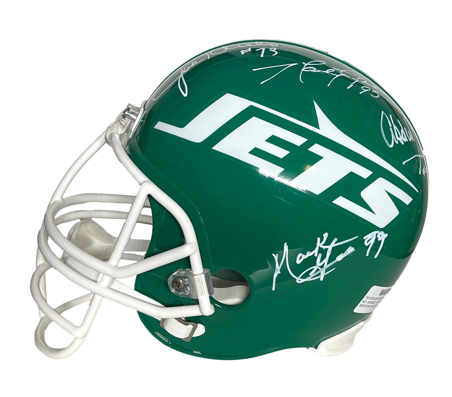 New York Jets Sack Exchange Signed By (4) Full Size Reproduction Helmet PSA/DNA
