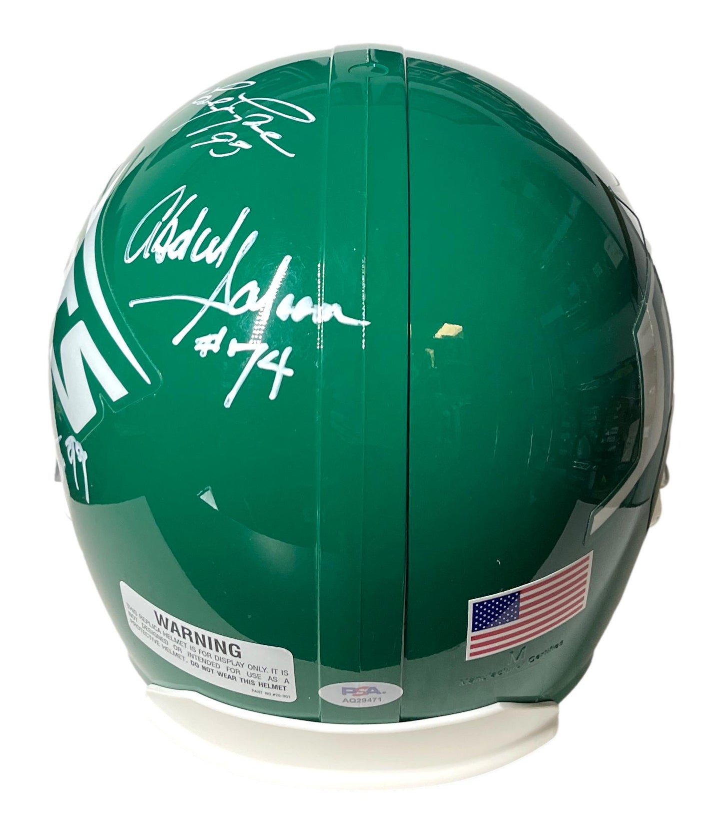 New York Jets Sack Exchange Signed By (4) Full Size Reproduction Helmet PSA/DNA