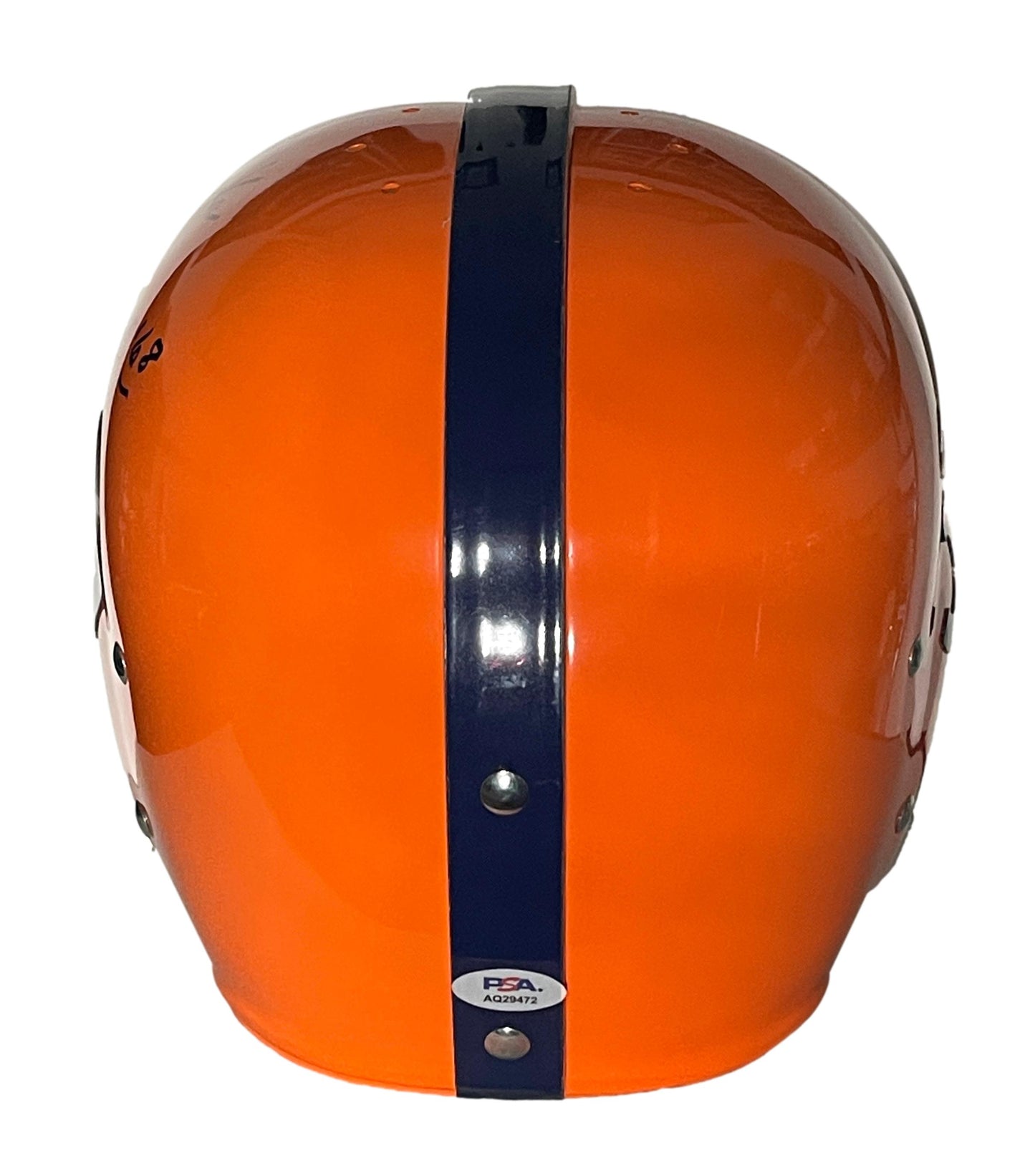 Larry Csonka HOF Signed/Insc Full Size TK 2-Bar Suspension Helmet PSA/DNA 205136