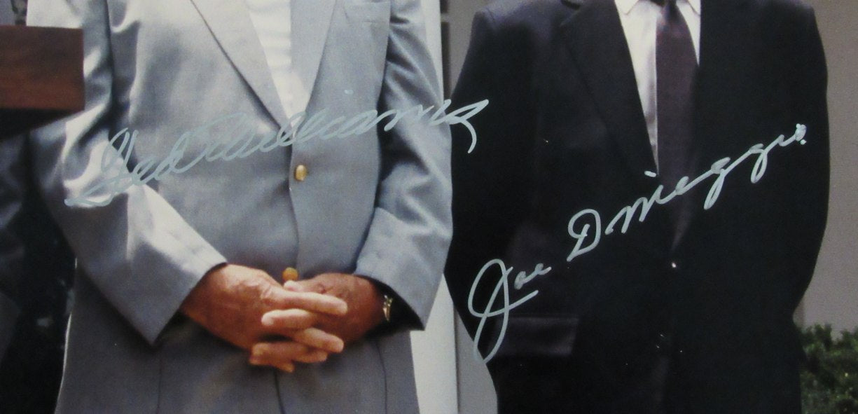 George H.W. Bush/Joe DiMaggio/Ted Williams Signed 16x20 Photo PSA/DNA 205660