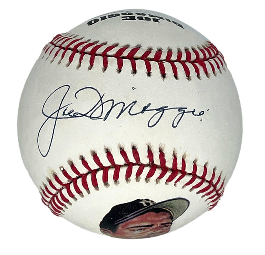 Joe DiMaggio HOF Single Signed/Auto OL Photo Baseball Yankees PSA/DNA 205959