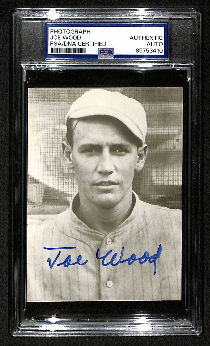 Smoky Joe Wood Signed/Autographed 3.5x5 Photo Postcard PSA/DNA BA205997