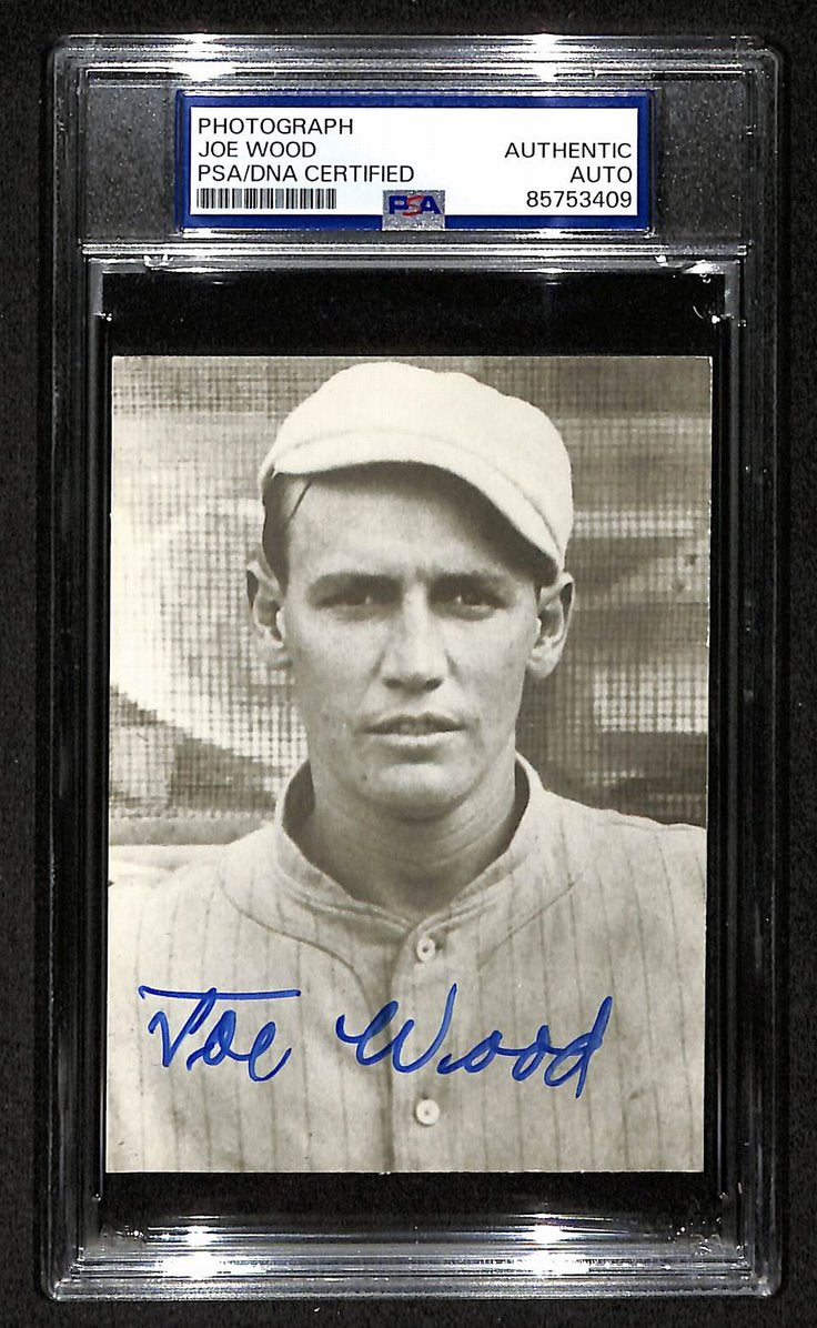Smoky Joe Wood Signed/Autographed 3.5x5 Photo Postcard PSA/DNA BA205998