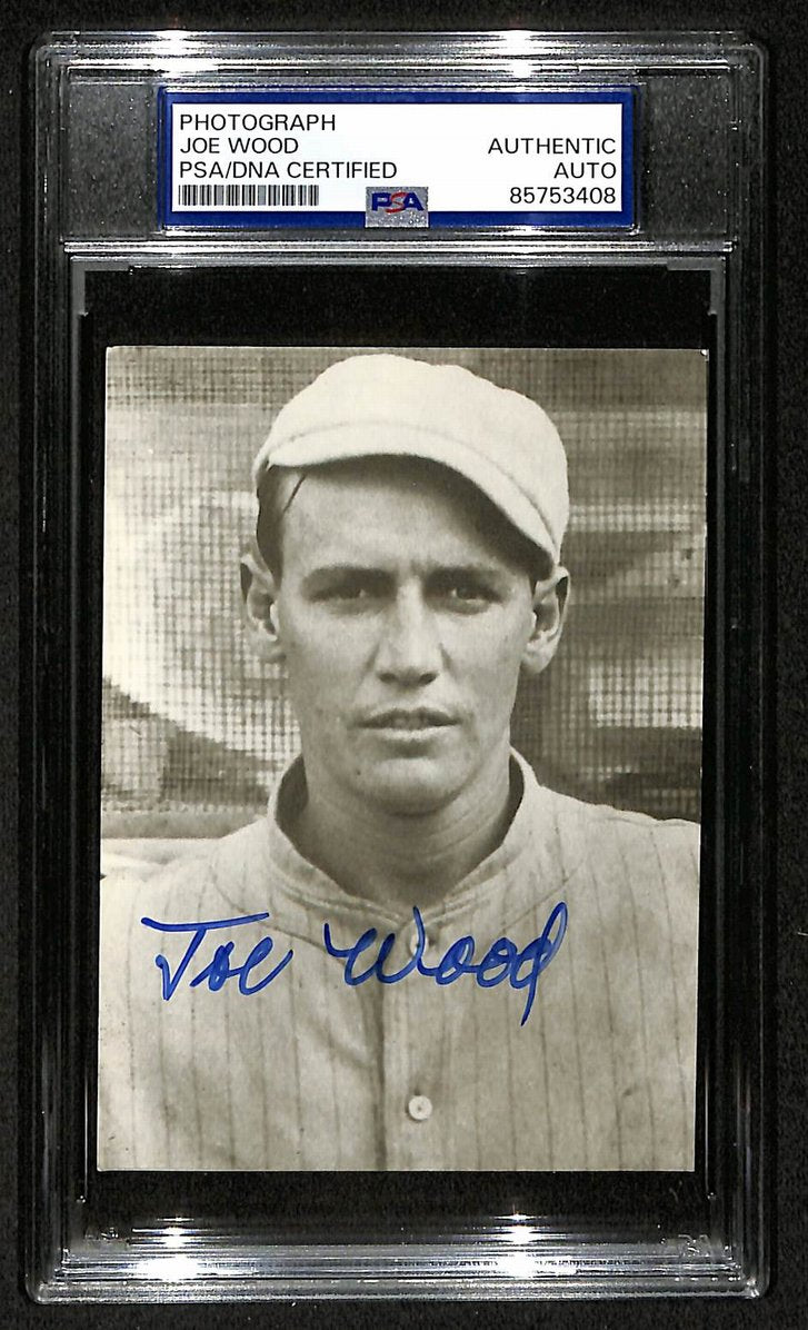 Smoky Joe Wood Signed/Autographed 3.5x5 Photo Postcard PSA/DNA BA205999