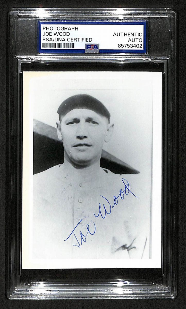 Smoky Joe Wood Signed/Autographed 3.5x5 Photo Postcard PSA/DNA BA206005
