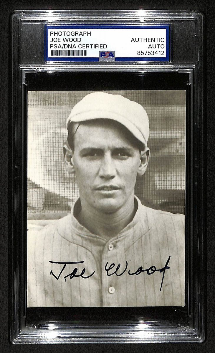 Smoky Joe Wood Signed/Autographed 3.5x5 Photo Postcard PSA/DNA BA206013