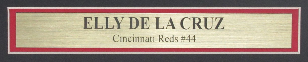 Elly De La Cruz Autographed 16x20 Photo Cincinnati Reds Framed Beckett 205109