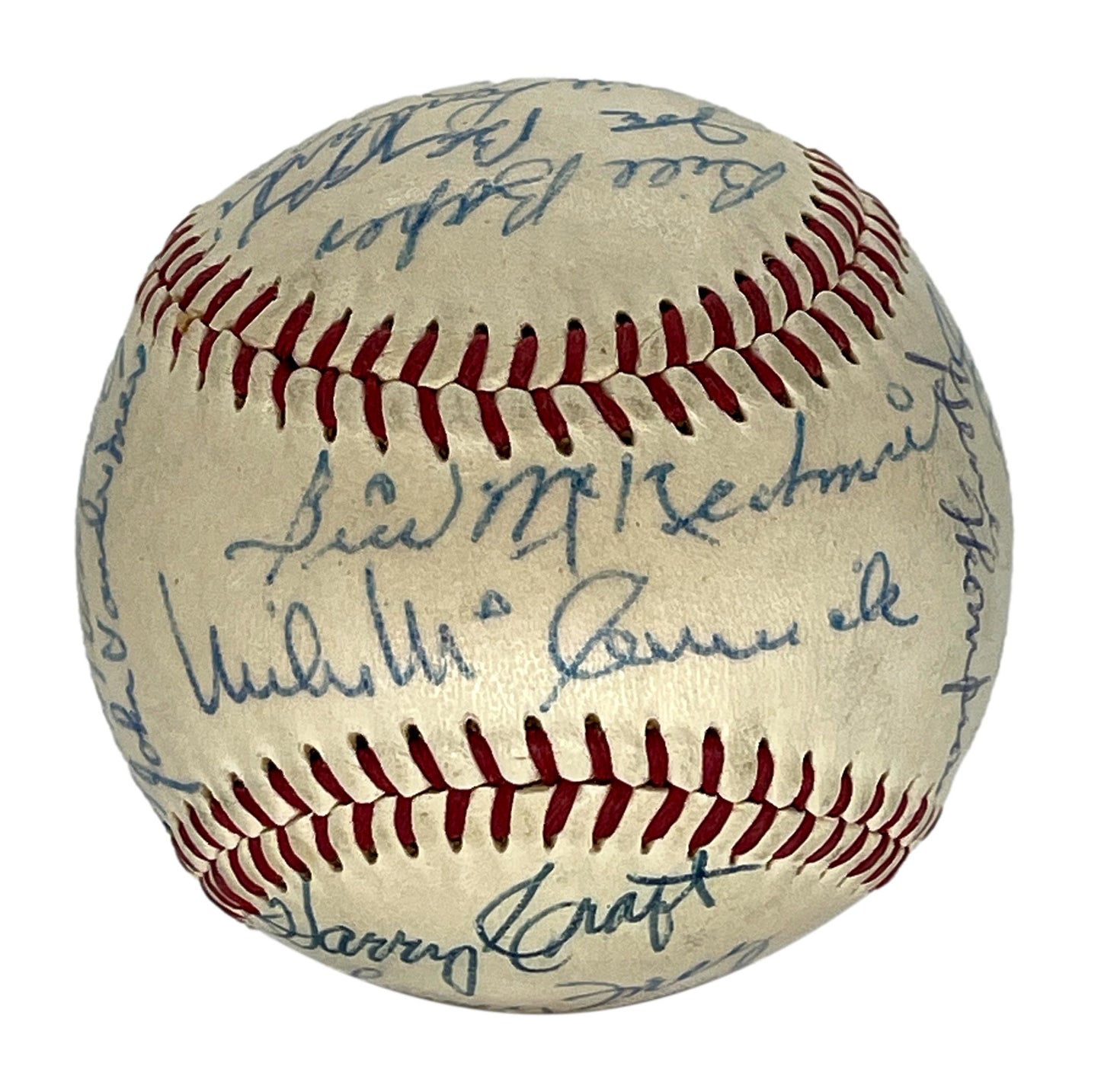 1940 Cincinnati Reds Reunion Multi-Signed (24) Signs ONL Baseball PSA/DNA 206057