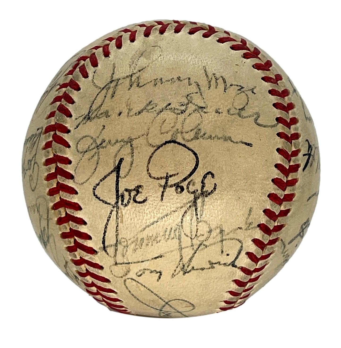 1949 New York Yankees Multi-Signed/Auto (25) Signs OAL Baseball PSA/DNA 206059