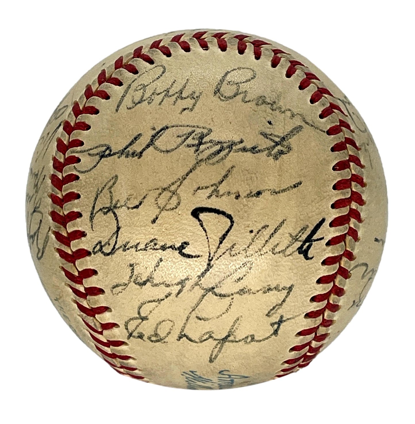 1949 New York Yankees Multi-Signed/Auto (25) Signs OAL Baseball PSA/DNA 206059