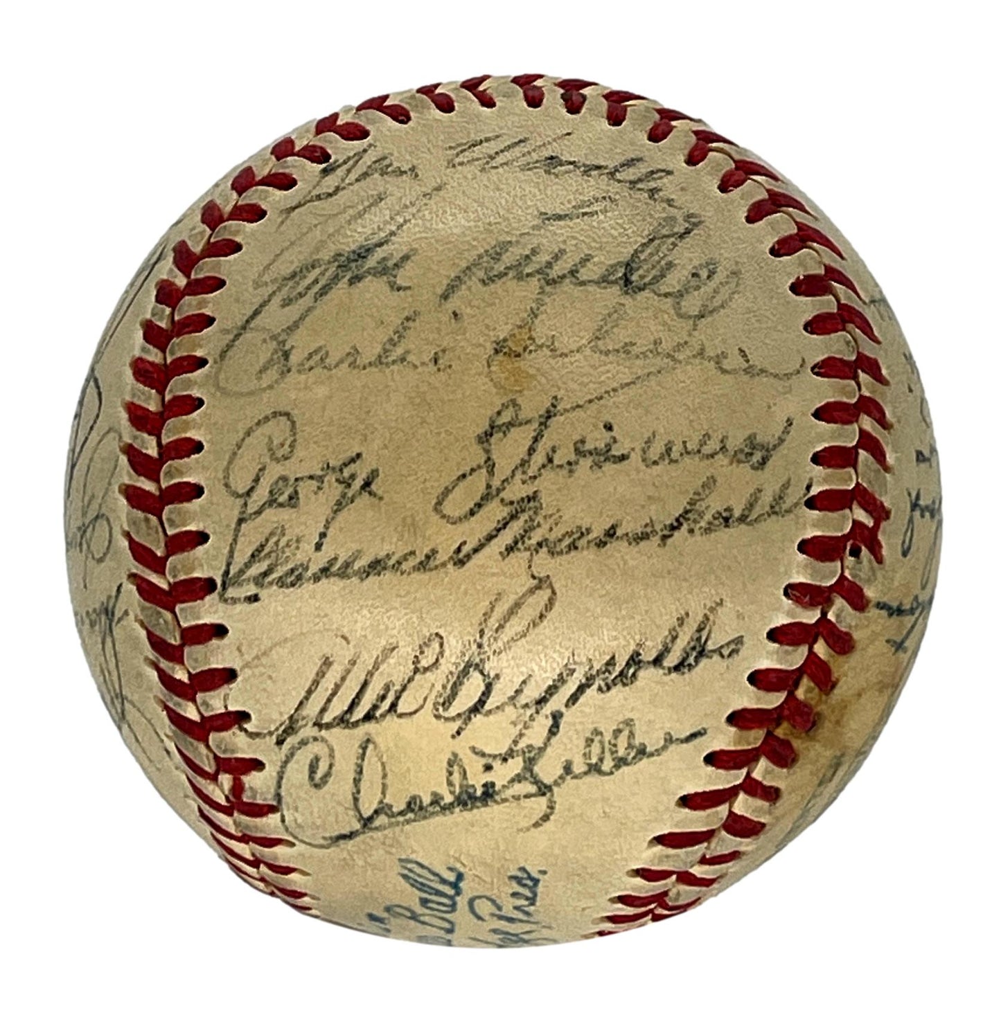 1949 New York Yankees Multi-Signed/Auto (25) Signs OAL Baseball PSA/DNA 206059