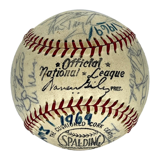 1969 New York Mets Multi-Signed/Auto (27) Signs ONL Baseball PSA/DNA 206060