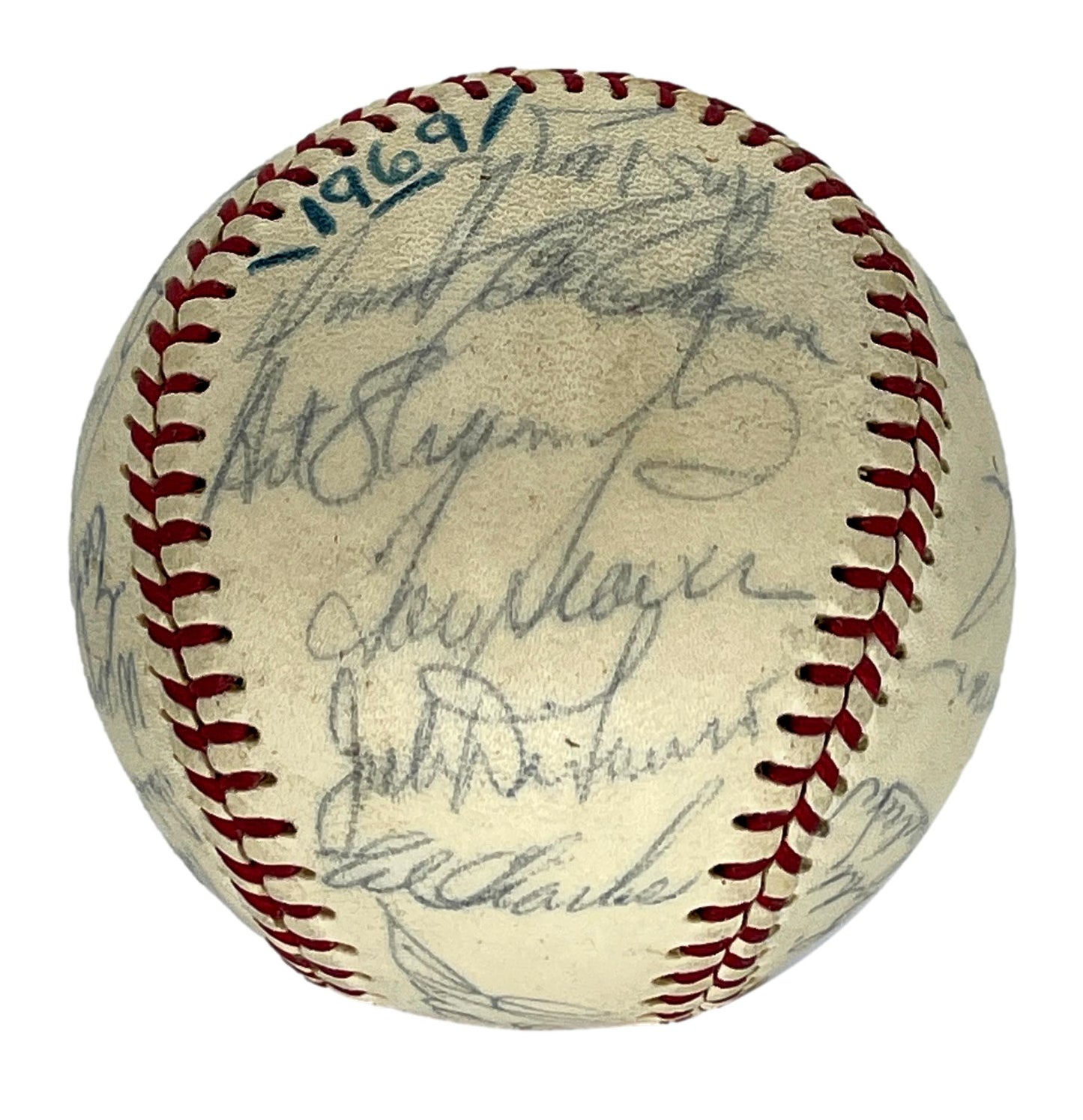 1969 New York Mets Multi-Signed/Auto (27) Signs ONL Baseball PSA/DNA 206060
