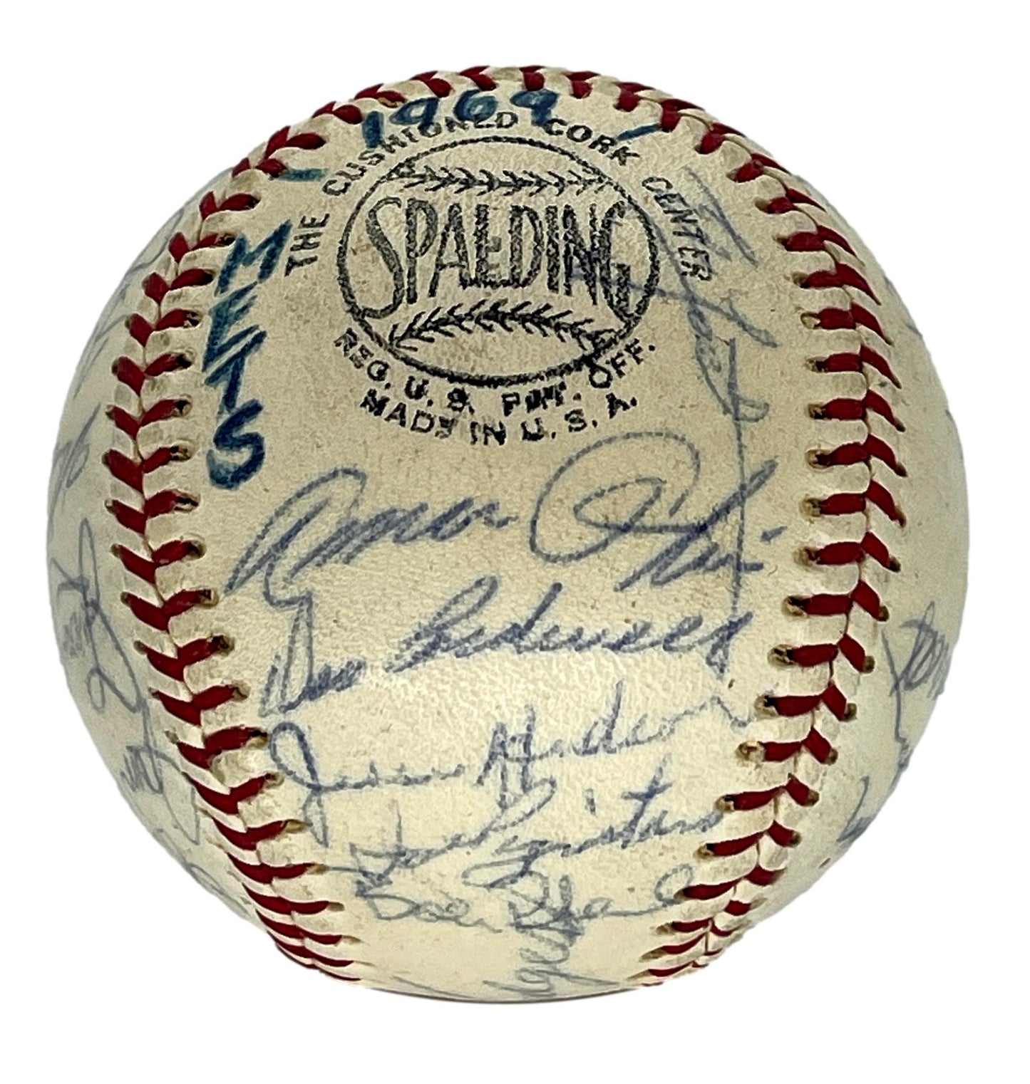 1969 New York Mets Multi-Signed/Auto (27) Signs ONL Baseball PSA/DNA 206060