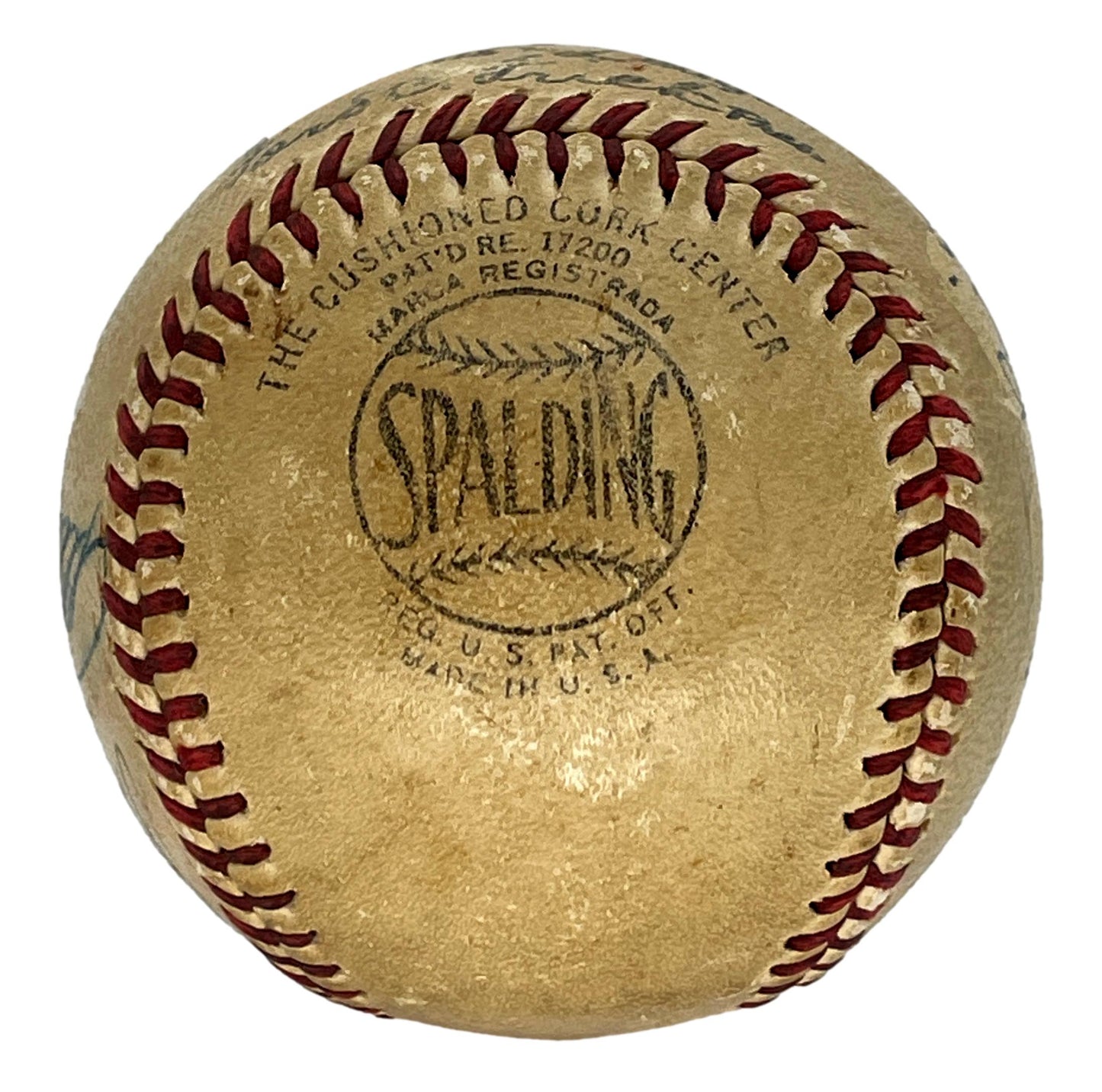 Satchel Paige/Dean/Feller/Reynolds Signed/Auto ONL/Frick Baseball JSA 206065