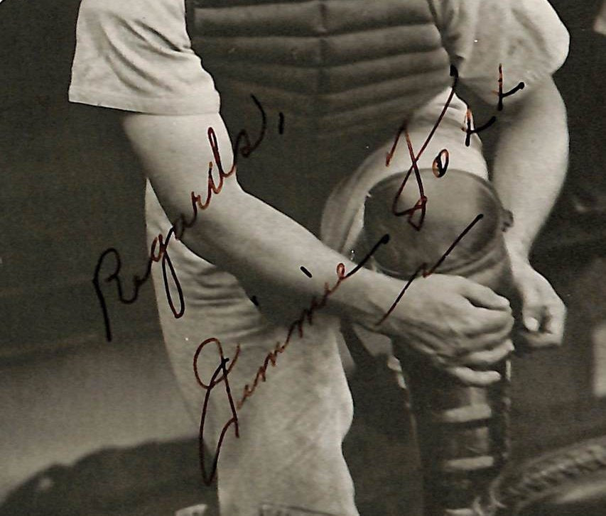 Jimmie Foxx HOF Signed/Inscr 8x10 Photo Phila. Athletics PSA/DNA NM-MT 8 206084