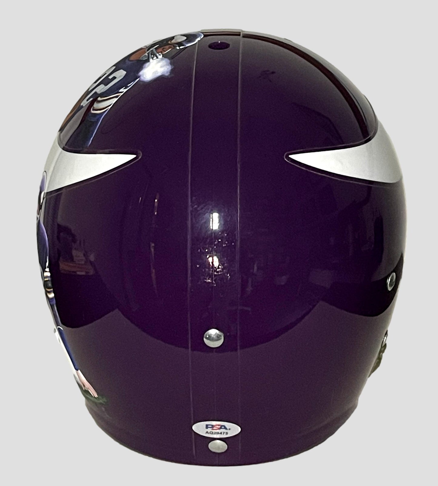 Paul Krause HOF Vikings Signed/Ins Full Size TK Suspension Helmet PSA/DNA 205139