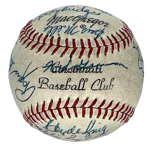 1953 Cincinnati Redlegs Team Signed (25) Signs Cincinnati Baseball PSA 193948