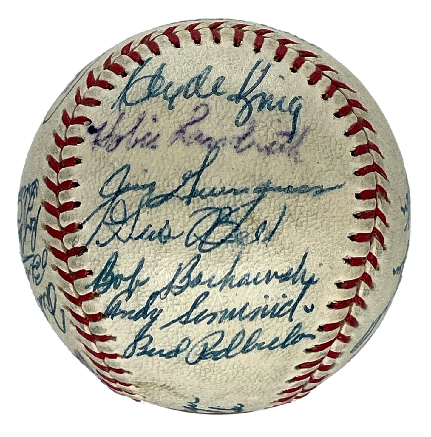 1953 Cincinnati Redlegs Team Signed (25) Signs Cincinnati Baseball PSA 193948