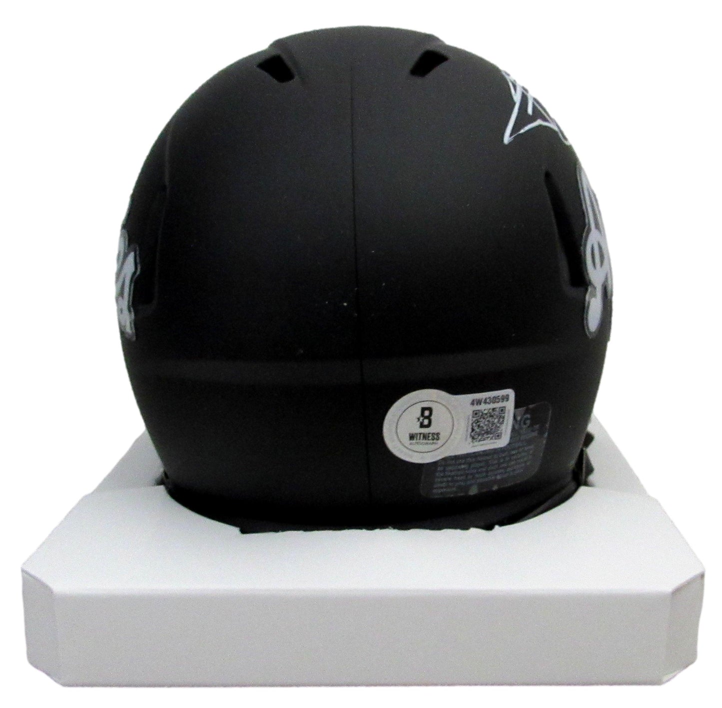 Johnny Manziel Signed/Inscribed Texas A&M Script Mini Helmet Beckett 204882