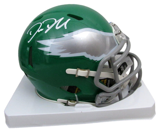 Big Dom Disandro Signed/Auto Philadelphia Eagles Kelly Mini Helmet JSA 204883