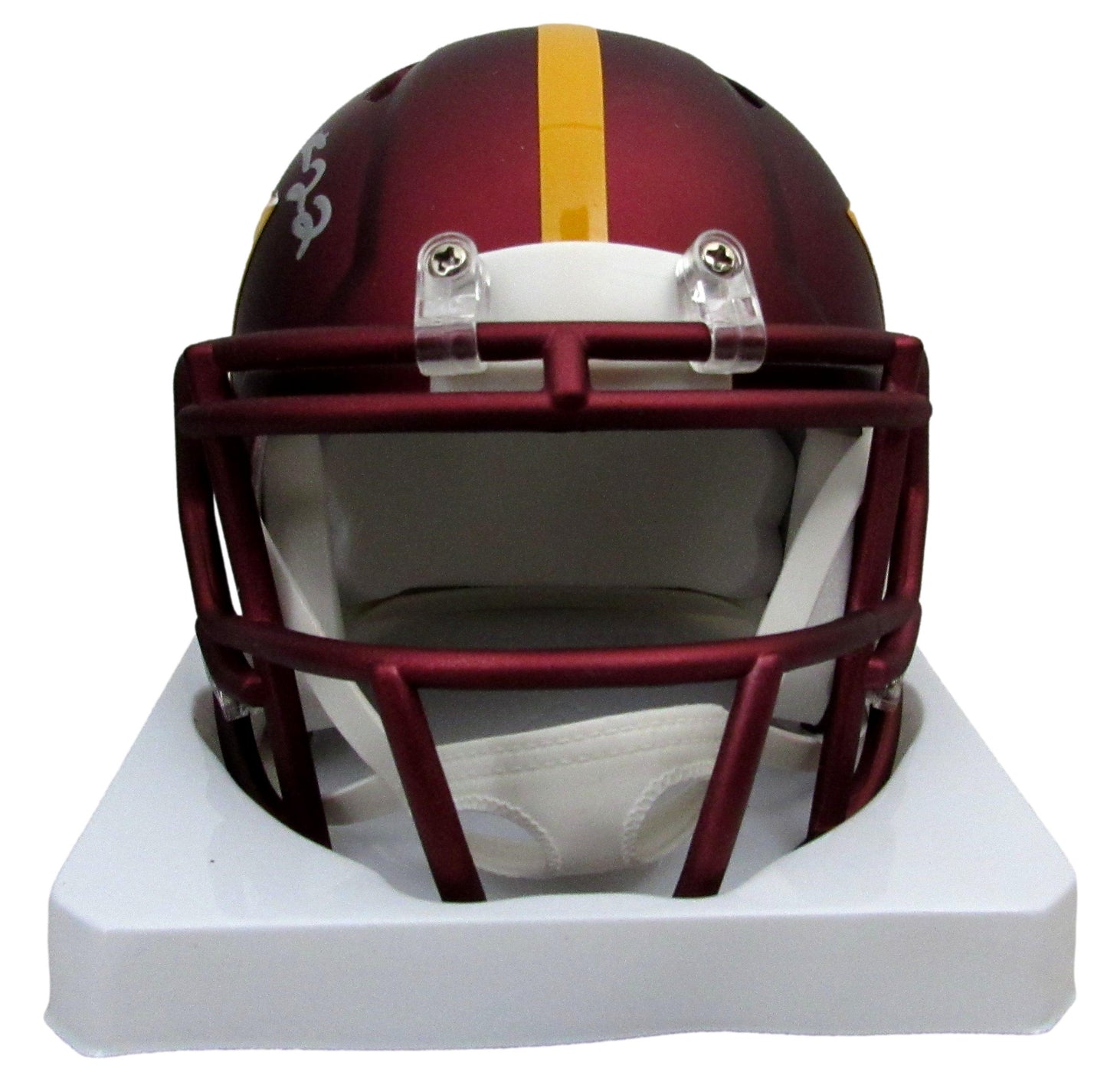 Jacory Croskey Signed/Auto Washington Commanders Mini Helmet Beckett 204884